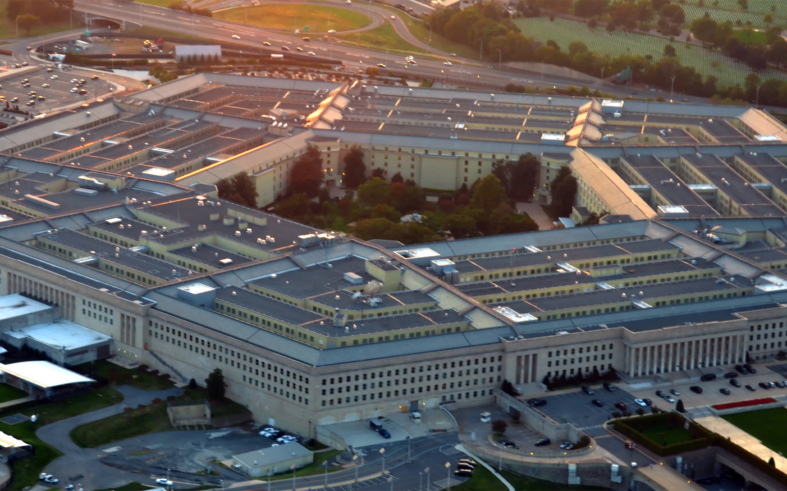 Ariel view of the Pentagon