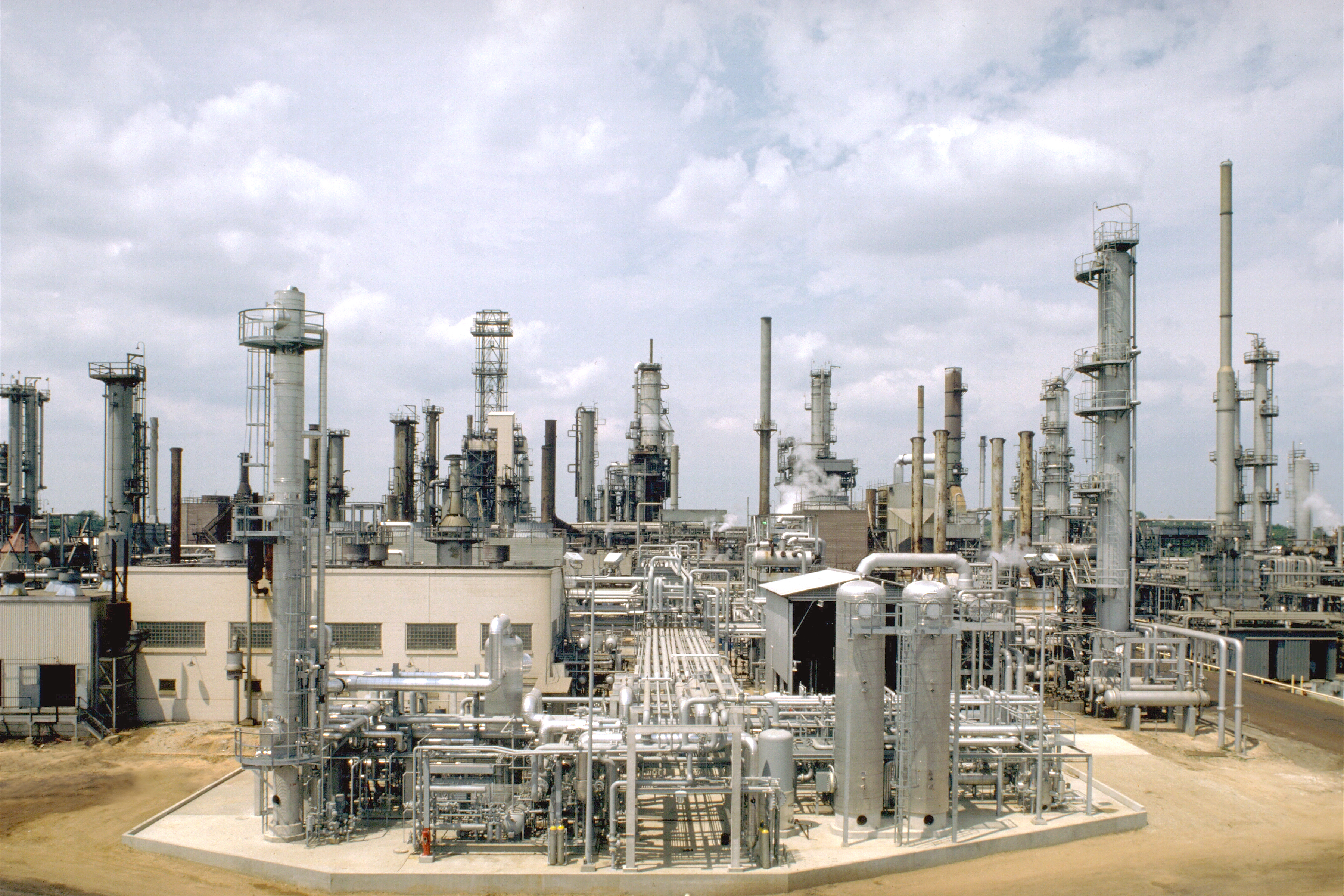 Photo of a Petroleum Refinery