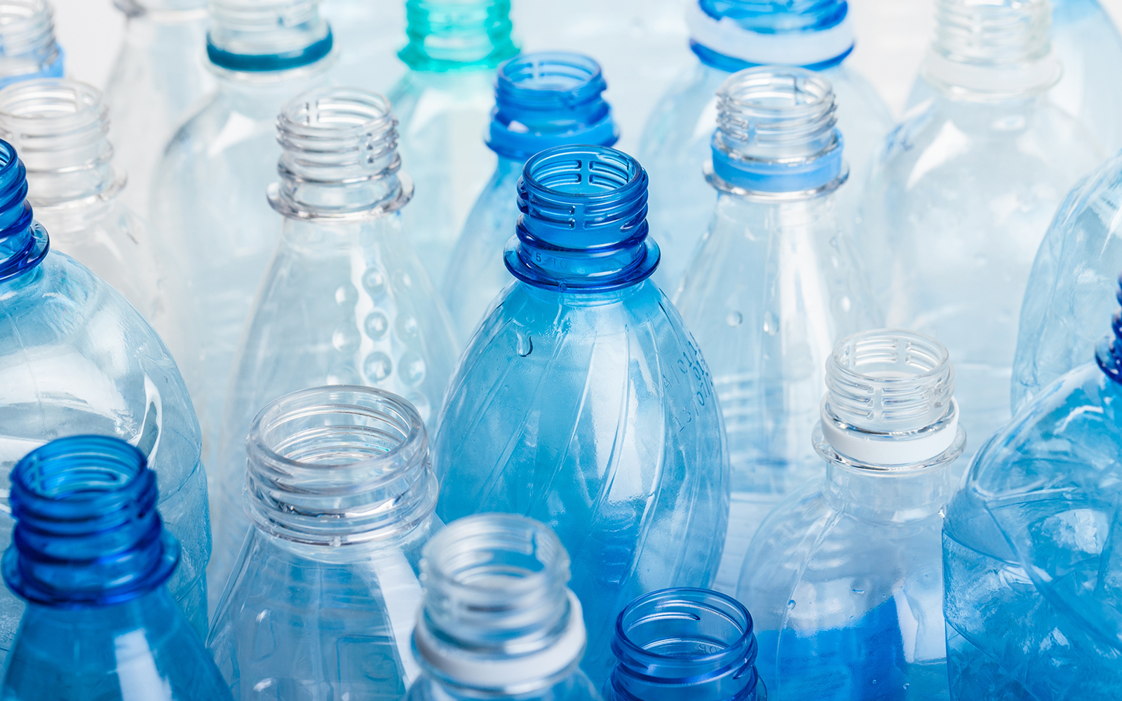 Photo of empty plastic bottles